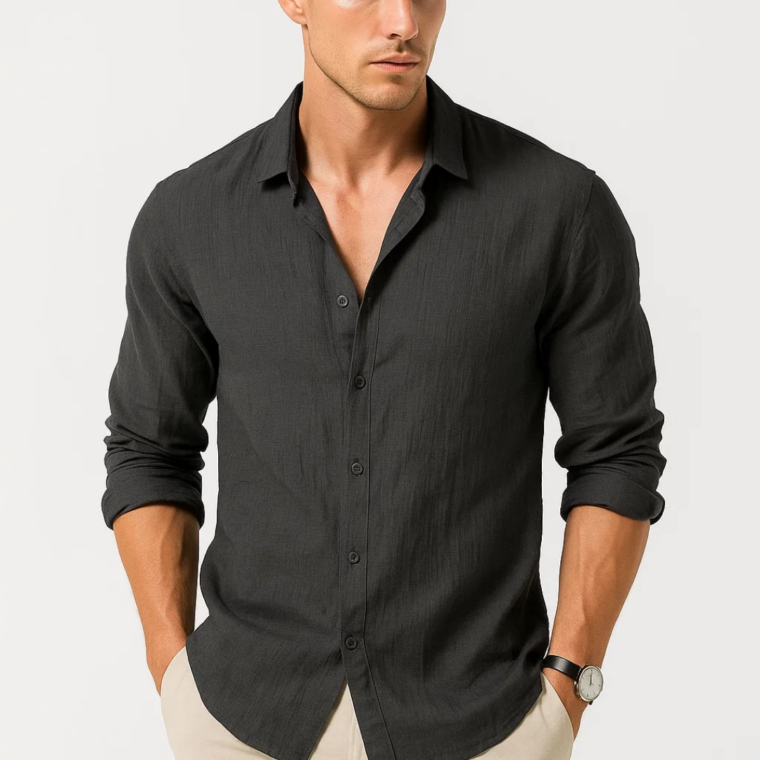Chemise - Col Intelligent Bouton Complet