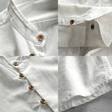 Chemise - Stehkragen Vintage Knopf