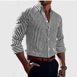 Chemise Overshirt Soft Blend - Rayures
