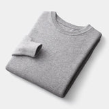 João - Pull à col rond en maille mélangée