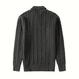 Afonso - Strickpullover mit verstellbarem Reißverschluss