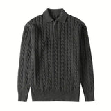 Afonso - Strickpullover mit verstellbarem Reißverschluss