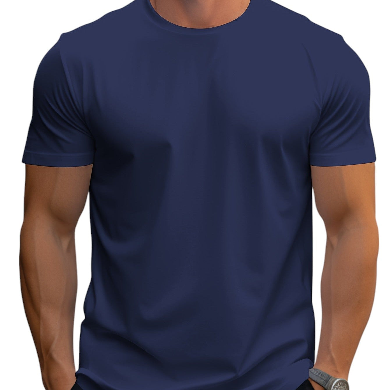T-Shirt - Coupe Régulière Col Doux