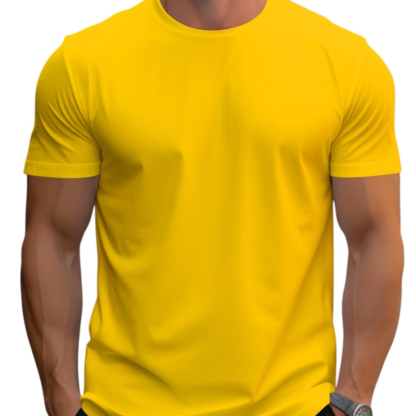 T-Shirt - Coupe Régulière Col Doux