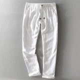 Ibiza Pantalons Lins Décontractés