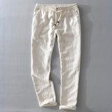 Ibiza Pantalons Lins Décontractés