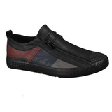 Chaussures en Cuir avec Fermeture Éclair