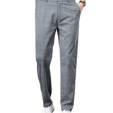Pantalon Élastique à Carreaux