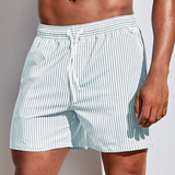 Shorts de Bain Rayés Décontractés