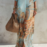 Cleo | Elegantes Mediterranes Blusekleid