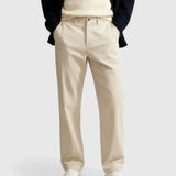 Chinos pour hommes en Beige Sable – Coupe Lâche