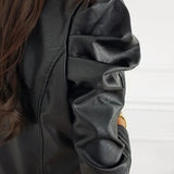 Drune | Klassisches Lederjacke Mit Elegantem O-ausschnitt Zeitlos & Markant