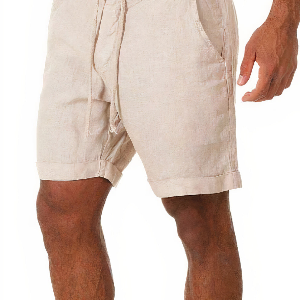 Shorts d'été en lin