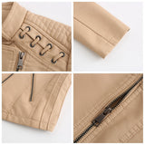 Drune | Gewaschene Lammfell-Lederjacke