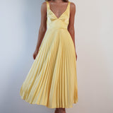MALKA | Stilvolles Maxikleid mit Zartem Fall