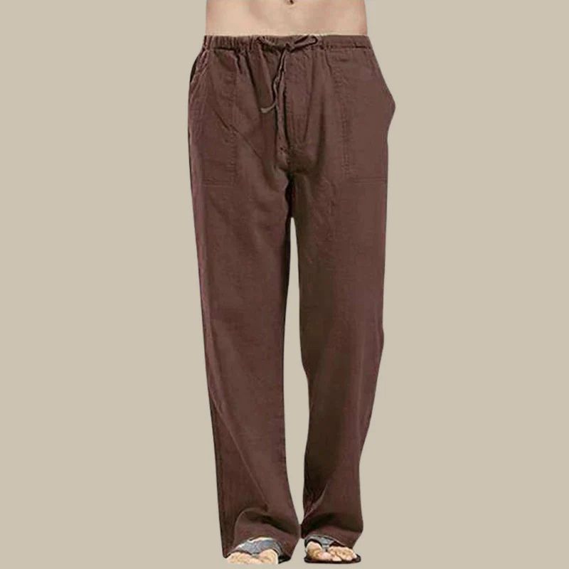 Pantalons en Lin Madeira
