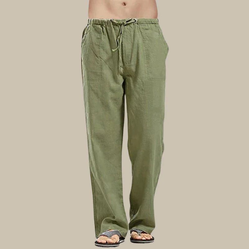 Pantalons en Lin Madeira
