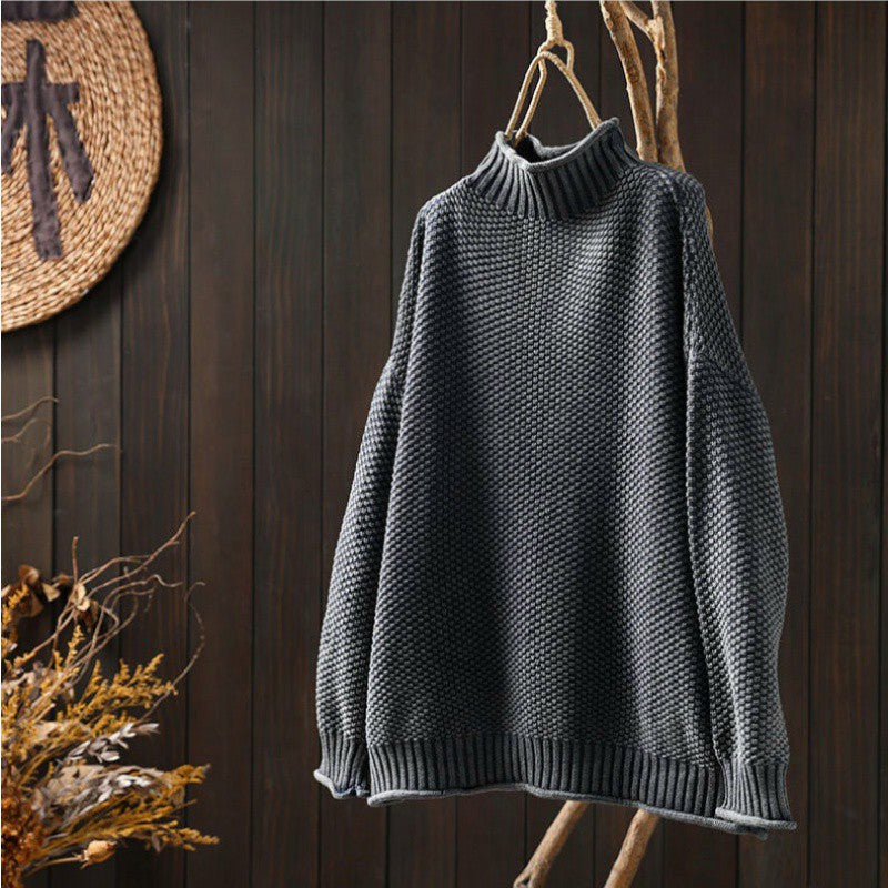 Hannelore | Grober Rollkragen Pullover