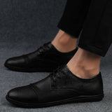 Elegante Leder-Anzugschuhe