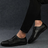 Elegante Leder-Anzugschuhe