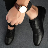 Elegante Leder-Anzugschuhe