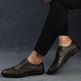 Elegante Leder-Anzugschuhe
