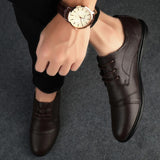Elegante Leder-Anzugschuhe
