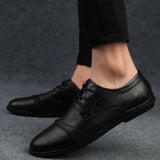 Elegante Leder-Anzugschuhe
