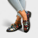 Orla – Multifunktionale Loafers mit Blumenmuster