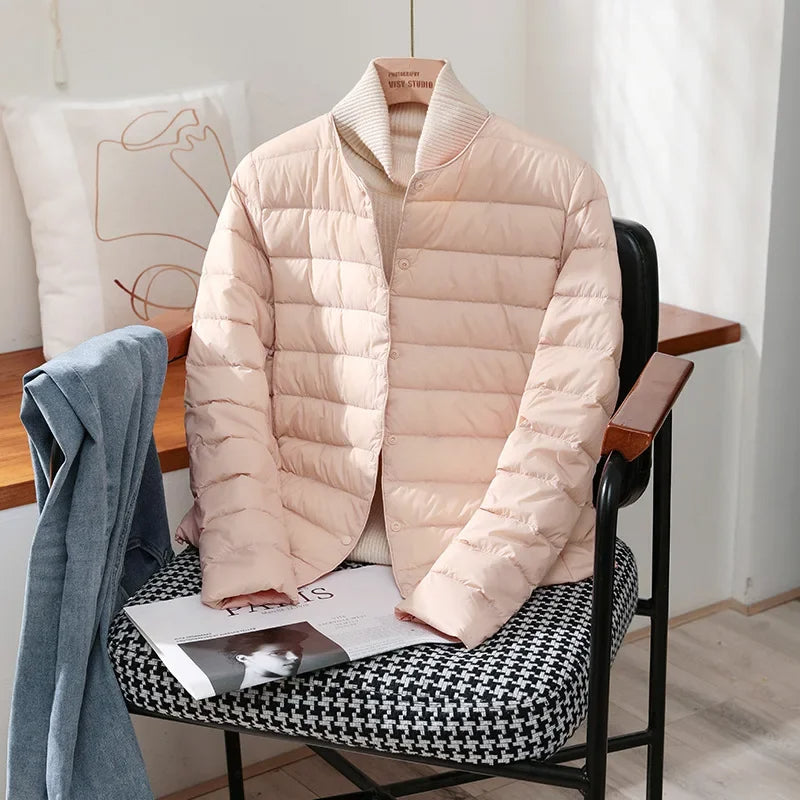 Friederike | Leichte Steppjacke mit Knopfleiste