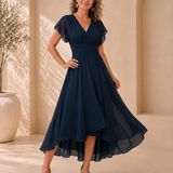 Christina | V-Ausschnitt A-Linienkleid