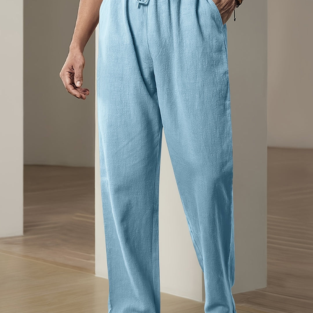Pantalons d'été en lin décontractés
