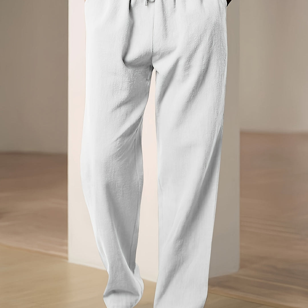 Pantalons d'été en lin décontractés