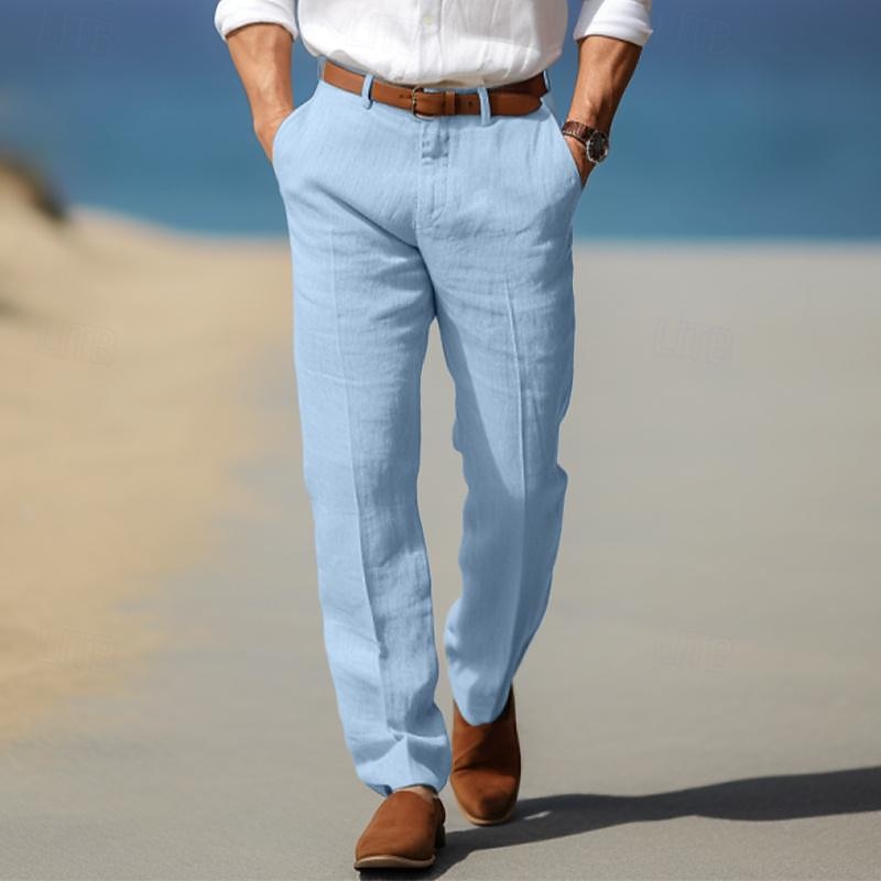 Pantalon en Lin Élégant