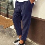 Pantalon en Velours Côtelé Élégant