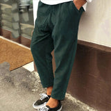 Pantalon en Velours Côtelé Élégant