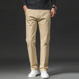 Pantalons en Coton Droit