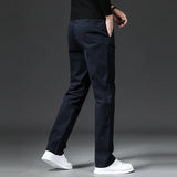 Pantalons en Coton Droit