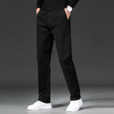 Pantalons en Coton Droit