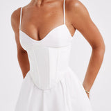 MAILEEN | Elegantes Midi Kleid im Corset Stil