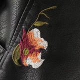 Flor™ - Geblümte Lederjacke [Letzter Tag Rabatt]