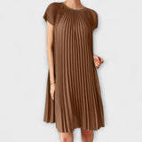 Elegantes Plisseekleid